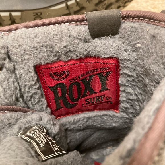 Roxy Chesapeake Lined Combat Boots Boho Outdoor Mid Calf Lace Up Fall Women's 9 - Picture 3 of 9
